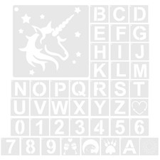 42 Pcs Stencil Per Artigianato Stampini Lettere Artigianale Di