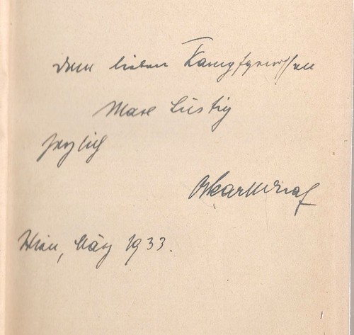 Widmung oskar maria graf - widmung,