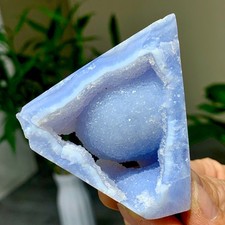 113G Agata Rigata Blu Naturale