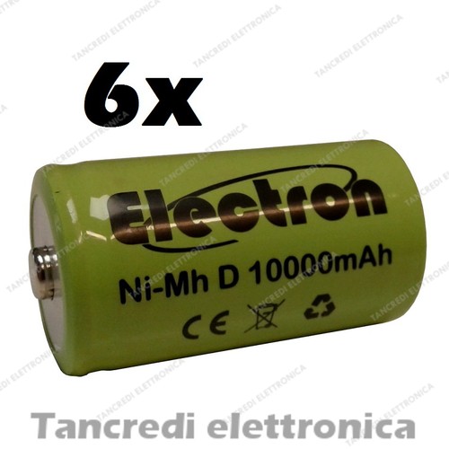 6pz pila batteria ricaricabile - 6pz,