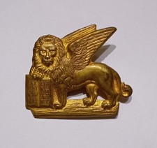 [NC] Distintivo a spilla - LEONE di SAN MARCO - (Bronzo / Apprezzabile fattura)