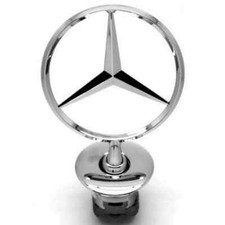Stemma mercedes FREGIO ORIGINALE USATO Argento  classe E W211  Benz Cofano