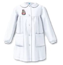 SIGGI Grembiule bambina bianco