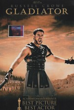 RUSSELL CROWE Signed 12x8