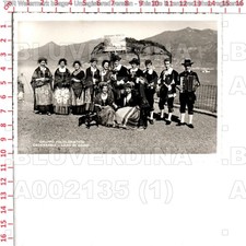 A2135 COMO GRIANTE CADENABBIA GRUPPO FOLCLORISTICO LAGO I PICITT FOLCLORE MUSICA