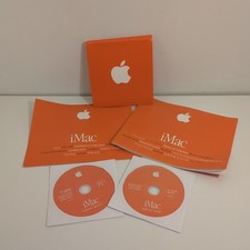 Vintage 1999 Macintosh Mac iMac DV v9.0 - Manuali Utente - CD Software Install