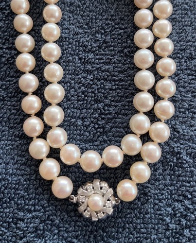 Collana perle akoya 7 9 - di, 8,7-9