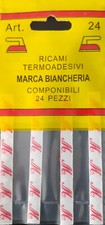 MARCA BIANCHERIA PZ 120 LETTERE ALFABETO 7mm TERMOADESIVI FERRO DA STIRO A - Z