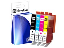 4 CARTUCCE PER HP 364XL CON CHIP PHOTOSMART 5520 B209A B109N 6520 6510 C510A 