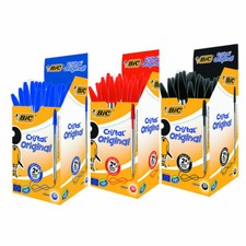 Bic Cristal Original Punta Media 1mm Kit Risparmio Scuola Ufficio Blu Rosso Nero