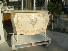 como' bombato laccato decorato nuovo massello sottocost