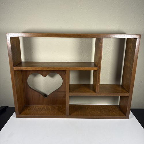 Vetrina vintage legno cuore - vetrina,