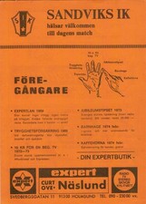 1975-76 SANDVIKS IK v DOMSJO