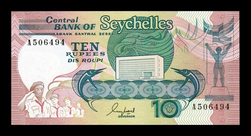 Seychelles rupees 1989 pick - seychelles, 10