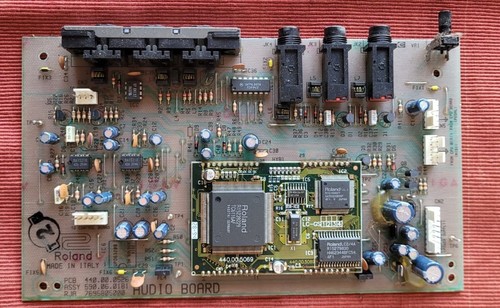 Roland audio board e86 pcb - audio,
