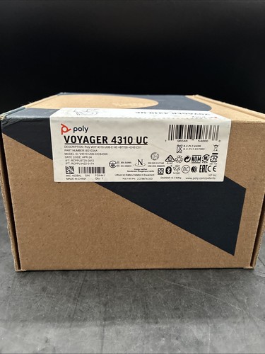 Poly voyager 4310 cuffie - poly, uc