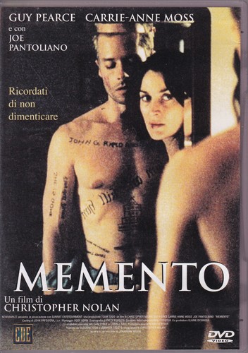 Memento dvd christopher nolan - memento,