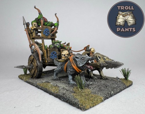 Carro lupo goblin orchi e - goblin,