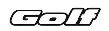 Adesivo scritta golf auto