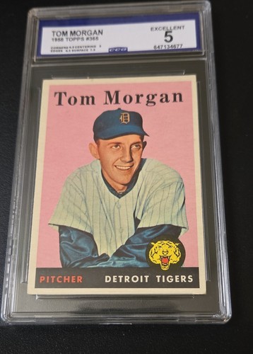 1958 topps tom morgan 365 - morgan, #365