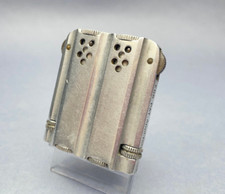ALUMINUN DOUBLE BARREL DUPLEX LIGHTER (A. Polimeni 1940?) Mechero Feuerzeug 点烟器