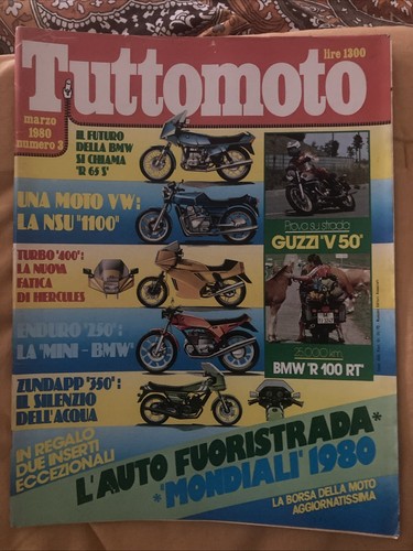 Tuttomoto marzo 1980 guzzi - tuttomoto, v50