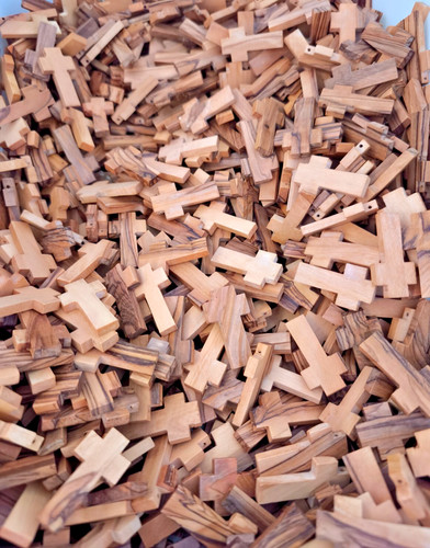 200 pezzi croci legno - 200,