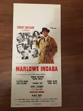 LOCANDINA,31 Marlowe indaga The Big Sleep Chandler Mitchum Winner.Miles 1978