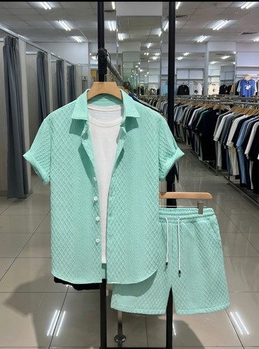 Set camicia shorts uomo - shorts,