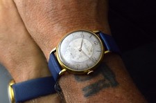 ERNEST BOREL RARO CALATRAVA JUMBO 38MM HAND WINDING VINTAGE DRESS WATCH CAL.1130