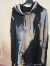 Felpa Diesel con cappuccio tie dye oversize