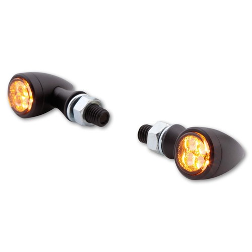 Nero alluminio indicatori led - indicatori,