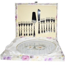 Servizio per torta piatto