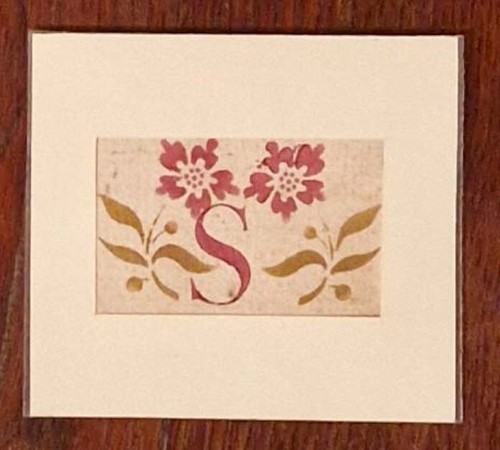Capolettera lettera s - capolettera,, "s"