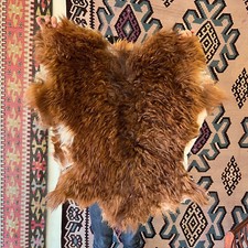 Tappeto pelle di capra angora