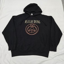 Felpa nera con cappuccio