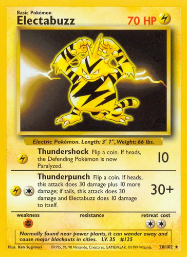 Electabuzz 102 pokemon - -,