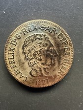 Moneta lire 1827 carlo - moneta,