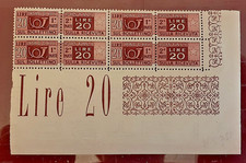 francobolli pacchi lire 20