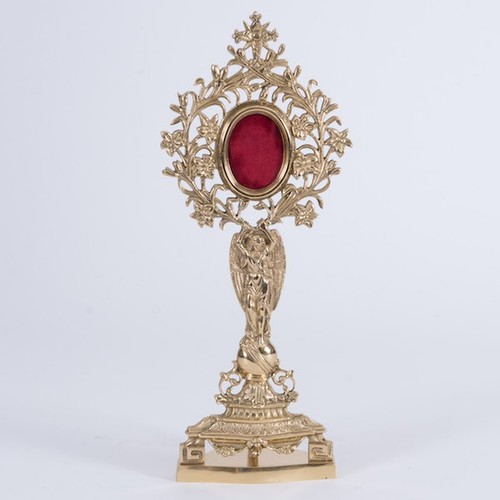 Reliquiario angelo ornato - , per