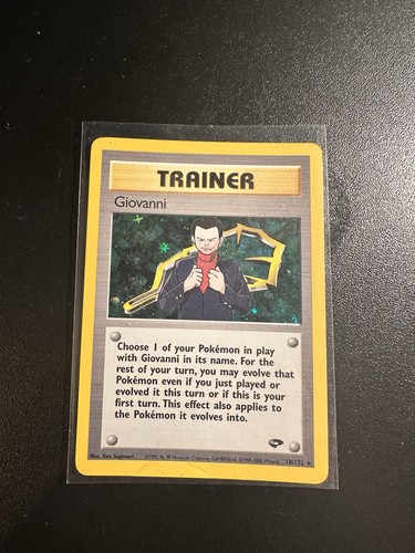 Carta pokémon giovanni - carta,