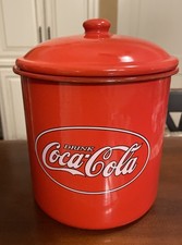 Bidone Coca-Cola in metallo