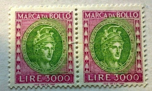 1982 sei marche da bollo - marche,