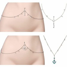 Pendente strass pancia bottone