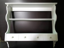 OFFERTA PIATTAIA LACCATA MENSOLA  A MURO COLORE MARCA  TAGLIA  LEGNO ARREDO