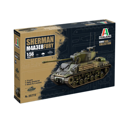M4a3eb sherman fury kit - sherman, 1:56