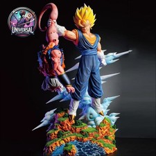 Dragon Ball Z Statua PVC Vegito Vegeth SSJ vs Majin Buu 31cm Action Figure 