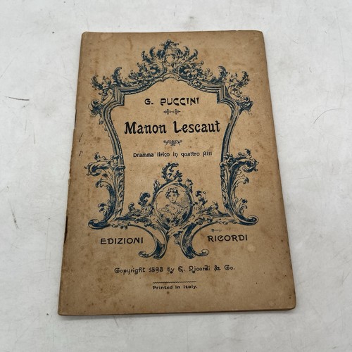 Giacomo puccini manon - giacomo,