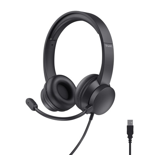 Trust roha usb cuffie con - usb,