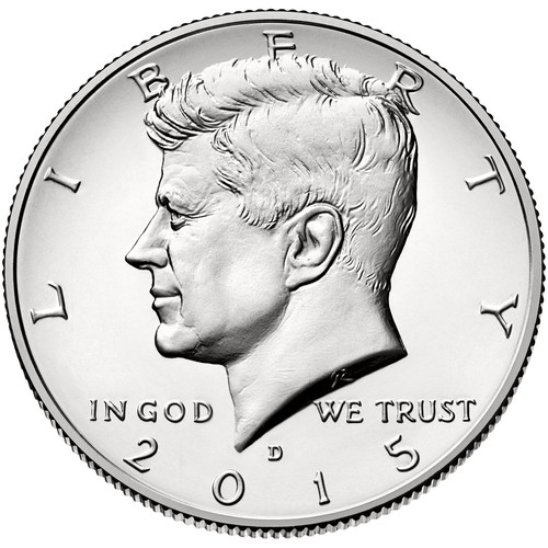 2015 kennedy mezzo dollaro - kennedy,